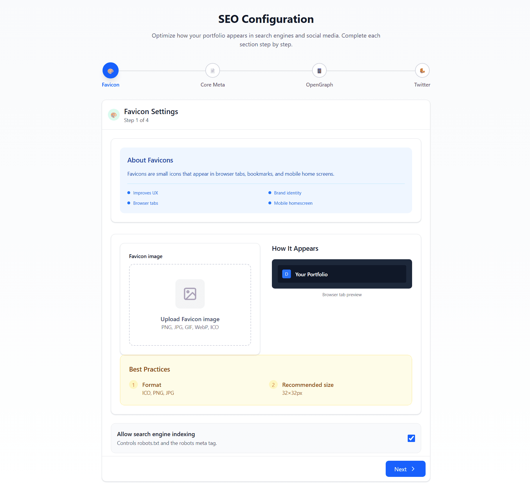 SEO Panel Preview