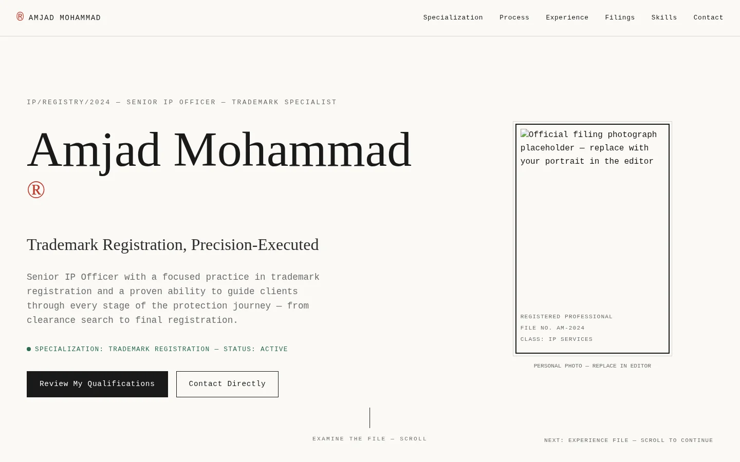 Amjad IP portfolio preview